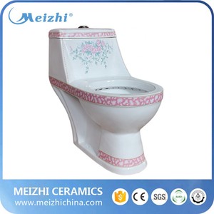 Antique Sanitary Ware Ceramic Floor Washdown <strong>Toilet</strong>, Brown Colored <strong>Toilets</strong> - Product Image 2