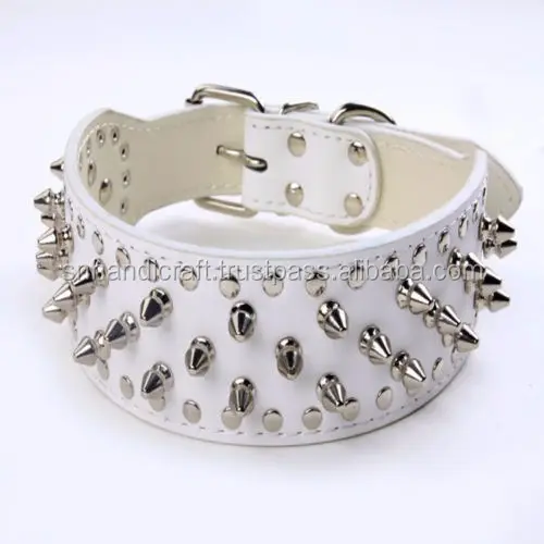 thin leather dog collar round braided leather dog collar