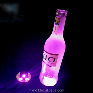 2016 New Design Fashion Festival Halloween High Quality Colorful Led Flashing Promotion Soft Pvc <strong>Coaster</strong>