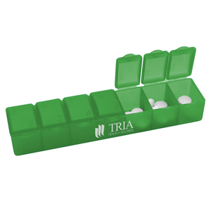 USA Made 7-<strong>Day</strong> Pill Dispenser - Great for Travellers, Holds a Week's Worth of Pills and Comes with Your logo - Product Image 1