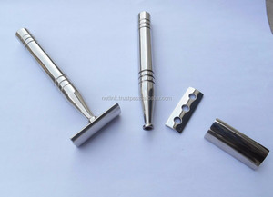 Beauty Solingen <strong>Razors</strong> Stainless Steel, Double Edged Shaving Safety <strong>Razor</strong> Long Handle Stainless Steel - Product Image 6