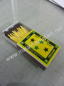 Ev kullanımı için siyah maç kafası ile orta balmumu maçlar - Product Image 3