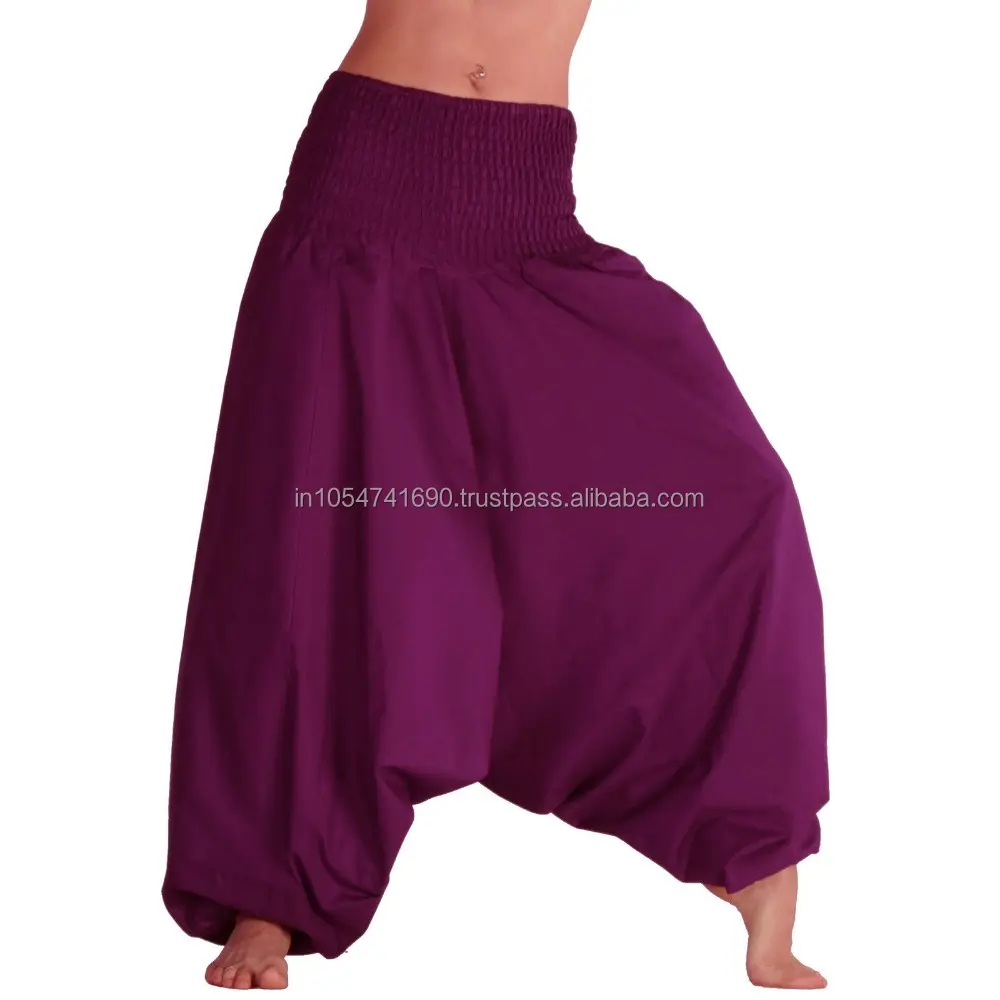 Hint Aladdin HAREM YOGA erkekler kadınlar pantolon BAGGY çingene BOHO HIPPIE pantolon 18