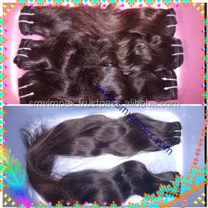 テンプルの人間の髪の織り。ベストセラーの生ヘアエクステンション。テンプル生ヘアエクステンション