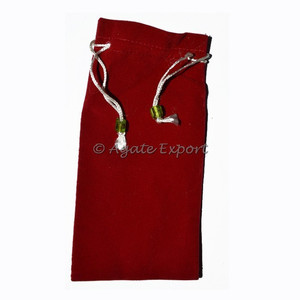Özel Logo kırmızı uzun kadife kılıfı - Product Image 1