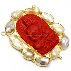 Toptan 22 karat altın kaplama Lord düğün için elmas ile buda kolye moda basit düz paslanmaz çelik zincir - Product Image 1