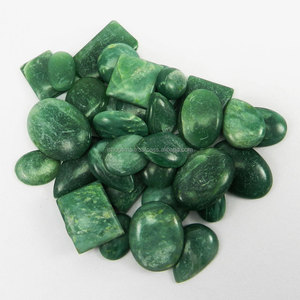 34 Pcs Natural Verdite Gemstone Freeform <strong>Mix</strong> <strong>Cabochon</strong> 100 Gms Loose Gemstone IG3769 - Product Image 2