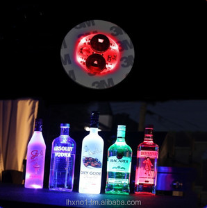 2016 New Design Fashion Festival Halloween High Quality Colorful Led Flashing Promotion Soft Pvc <strong>Coaster</strong>