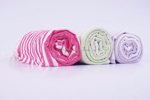 Fouta PeshtemalトルコタオルPestemal Hamamタオル卸売ブランケットトレンディなビーチタオル - Product Image 3