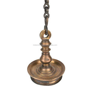 בעבודת יד Multicolred פליז שמן שרה Vilaku דייה עמוק Jyoti שמן מנורת Aarti פוג 'ה מאמר Deepawali פוג' ה בית תפאורה קישוט