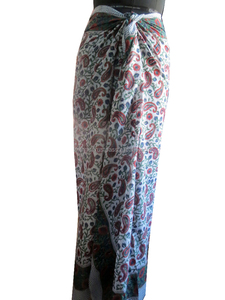 Cotton Sexy Bikini Beach Wear Dress Floral Pareo <strong>Sarong</strong> Cover up Wrap - Product Image 3