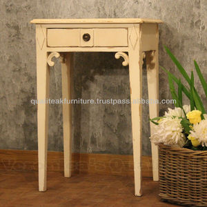 Antique Trắng signe Bàn Cạnh Giường ngủ sang trọng Thụy Điển đồ nội thất thiết kế phòng ngủ bằng gỗ & đồ nội thất phòng khách để sử dụng nhà - Product Image 3