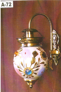 โคมไฟแก้วติดผนังดีไซน์สวยสง่าแบบอินเดีย - Product Image 2