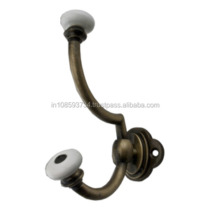 金属黄铜衣架小墙钩实心黄铜家用厨房二手装饰吊钩 - Product Image 3