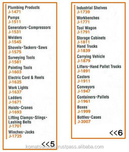 <span class=keywords><strong>trusco</strong></span>橙色图书目录，pro工具1370制造商日本和全球monodzukuri