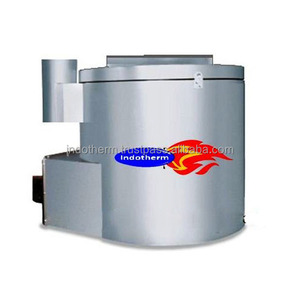 100 Kgs燃气工业炉自动熔化和保持坩埚与标准设备的金属应用 - Product Image 1