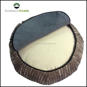 Indianメーカーの高品質Double両面外側カバーヨガMeditation Cushion Zafu