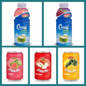 יצרן קוקוס נוצץ גויאבה ב 500ml JOJONAVI משקאות מותגים OEM ODM