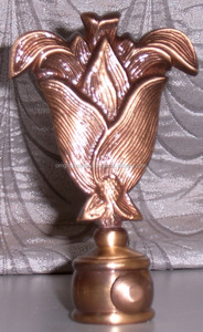 <strong>OMG</strong> Industries Modern Double Curtain Rod with Metal Finial for Window Curtains