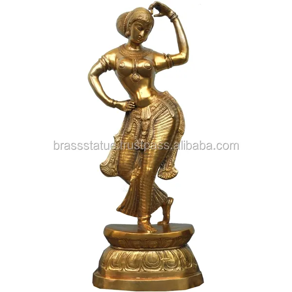 Statue de danse en métal laiton, pour votre décoration de maison