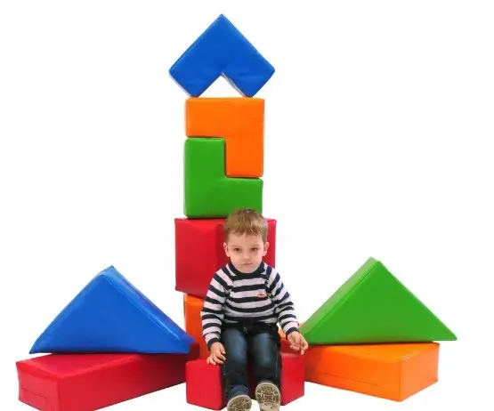 Bambini Soft Play Blocco di Schiuma-Childrien Area di Gioco-PE