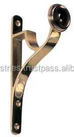<span class=keywords><strong>OMG</strong></span> endüstrileri cilalı pirinç ayarlanabilir braket perdeler pencere ev kullanımı perde çubuk braketi Metal malzeme aksesuarları tutun