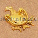 OMG IndustriesソリッドブラスライオンヘッドリングプルドアノッカーフロントドアノッカーハンドルPPドアハードウェア付き - Product Image 6