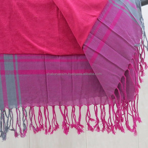 Fouta מהיר יבש בקניה Kikoy 100% כותנה עם Azo משלוח צבעים קידום מכירות חוף המגבות מהודו