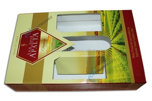 开窗瓦楞纸板2瓶带把手的葡萄酒礼品盒 - Product Image 5