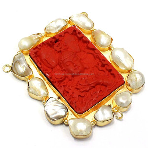 Toptan 22 karat altın kaplama Lord düğün için elmas ile buda kolye moda basit düz paslanmaz çelik zincir - Product Image 3