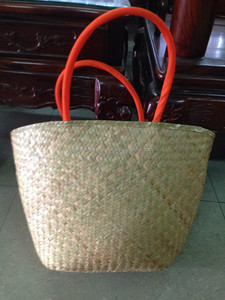 CHEAP NATURAL STRAW <strong>BAG</strong> FROM VIET NAM_GOOD PRICE Straw <strong>Bag</strong> for Beach summer holiday Vietnam handicraft palm leave <strong>bag</strong> - Product Image 3