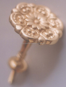 OMG các ngành công nghiệp trang trí rosettes Tie trở lại Brass Rèm xử lý cho Cửa Cửa sổ thép nhôm kẽm sắt kim loại cửa sổ xử lý - Product Image 6