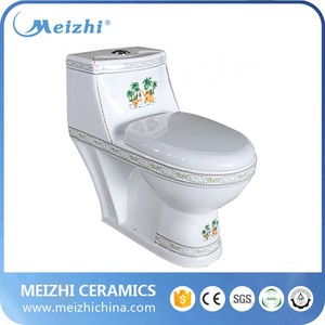 Antique Sanitary Ware Ceramic Floor Washdown <strong>Toilet</strong>, Brown Colored <strong>Toilets</strong> - Product Image 5