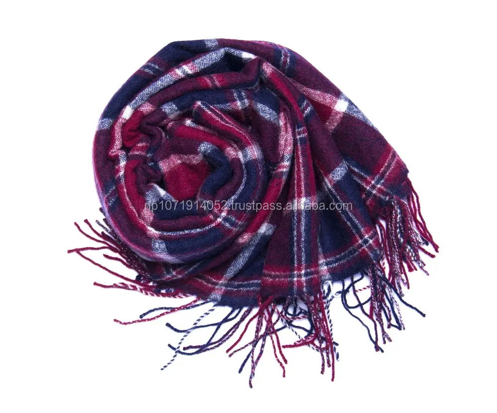 Кашемировый шарф, кашемировый шерстяной шарф по последней цене, Новый Стильный японский модный клетчатый кашемировый шарф