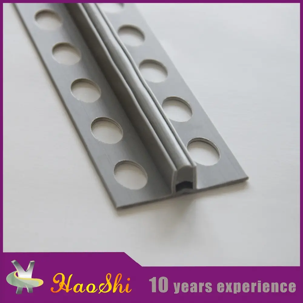 FSF manufacturer plastic ceramic flooring tile waterproof tile trim pvc tile expansion joint strip