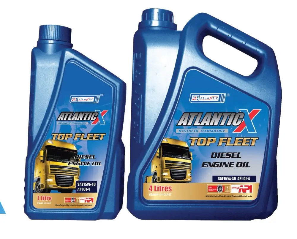 Atlántico superior flota aceite de motor Diesel