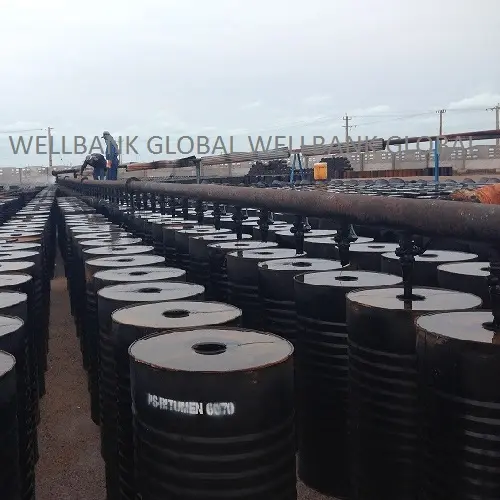 Top Hoge Kwaliteit Bitumen 60/70 Asfalt Export Voor Wegenbouw En Waterproofing Materiaal