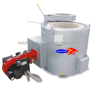 100 Kgs燃气工业炉自动熔化和保持坩埚与标准设备的金属应用 - Product Image 2