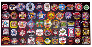 OEM custom made <strong>embroidery</strong> or woven badges with customize sizing - Product Image 5