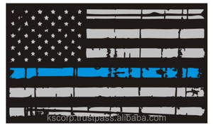 Custom Thin Blue Line <strong>USA</strong> Flag Stickers Custom Blue Line Police <strong>Decal</strong> Vinyl Sticker Outdoor Waterproof Car Windows Stickers