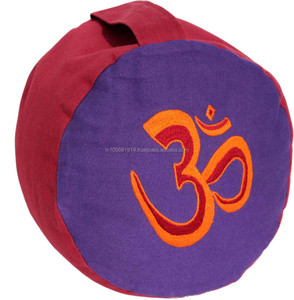 Top Sale Removable Outer Cover and Plated Indian Meditation Cushion <strong>Zafu</strong> Indian Supplier - Product Image 4