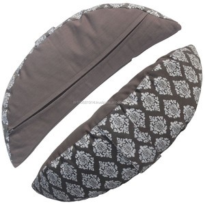 หมอนอิง Zafu ปักลาย,เสื้อพิมพ์ลายผ้าฝ้ายครึ่งชิ้นจากผู้ผลิตอินเดีย - Product Image 4