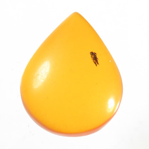 AAA baltık AMBER armut Cabochon preslenmiş taş takı için - Product Image 3
