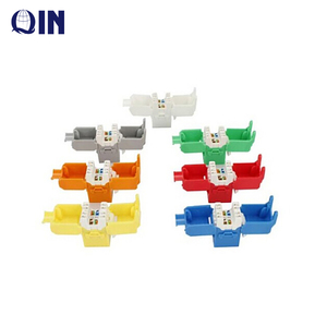 <span class=keywords><strong>4P4C</strong></span> <span class=keywords><strong>RJ11</strong></span>电话连接器适配器UK to US Toolless 180度UTP Keystone插孔