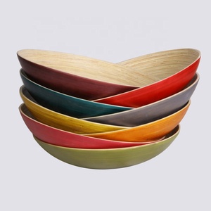 <strong>Best</strong> Selling High Quality Eco-Friendly Bamboo Disposable Bowls Set Handcrafted Luxury Vintage Design for Camping Home Decor Food