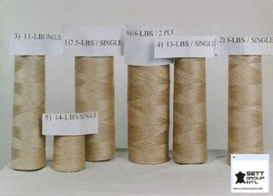 Örgü dikiş el örgü dokuma için geri dönüşümlü % 100% doğal jüt iplik-ham desen - Product Image 6
