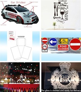 Muro e Auto Sticker Utilizzo In Linea USB di Trasferimento Coreldraw A Reddot Posizione Vinyl Cutter/Bascocut Plotter Da Taglio - Product Image 6