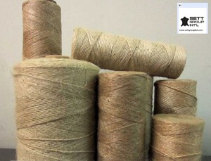100% Recycled <strong>Jute</strong> <strong>Yarn</strong> for Knitting Weaving Sewing and Hand Knitting Raw Pattern - Product Image 2