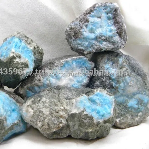 Larimar Pietra Preziosa di Massima di Materie prime in pietra naturale Pietre Semi Preziose