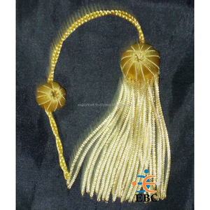 Oem מותאם אישית באיכות גבוהה זהב & כסף הכבוד כובע מטילי לקצץ שולי וילונות עבור וילונות עבור שימוש בוגר תואר דוקטור - Product Image 5